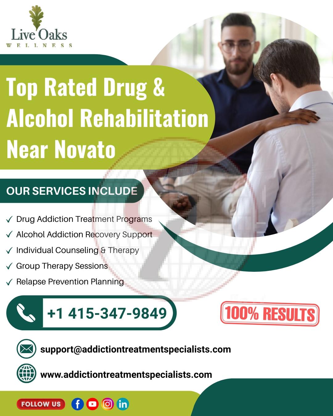 Top Rated Drug & alcohol Rehabilation Near Novato