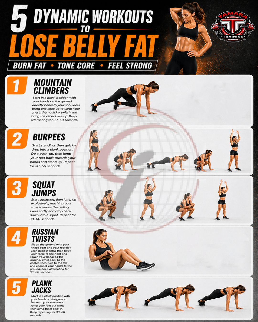 5 Dynamic Workouts To Lose Belly Fat