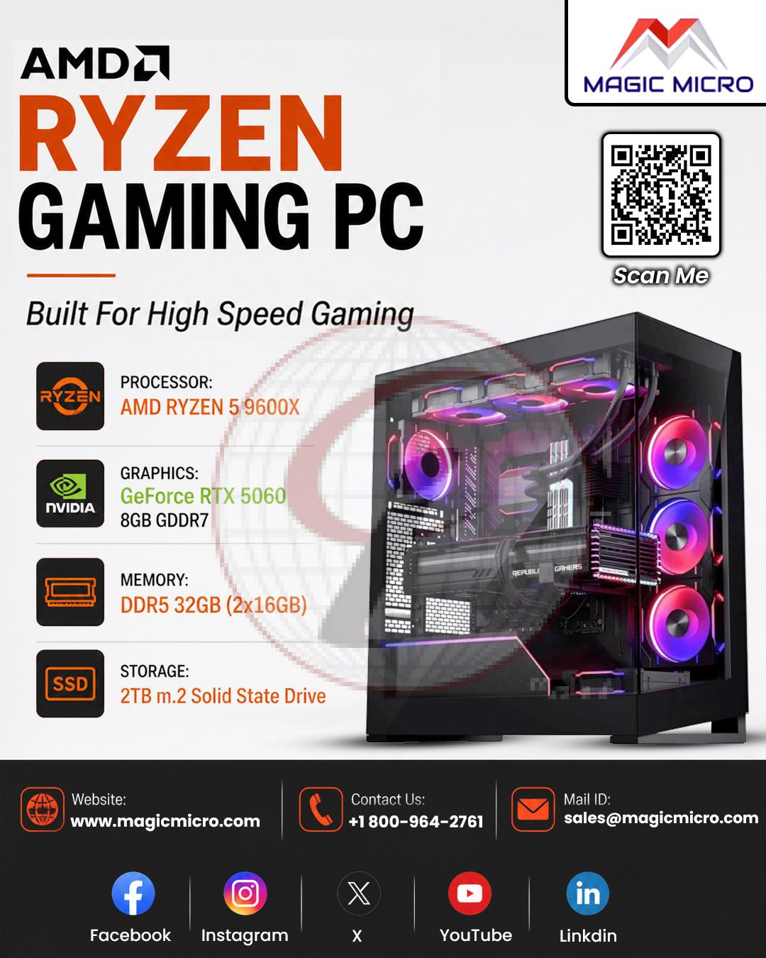 AMD RYZEN GAMING PC