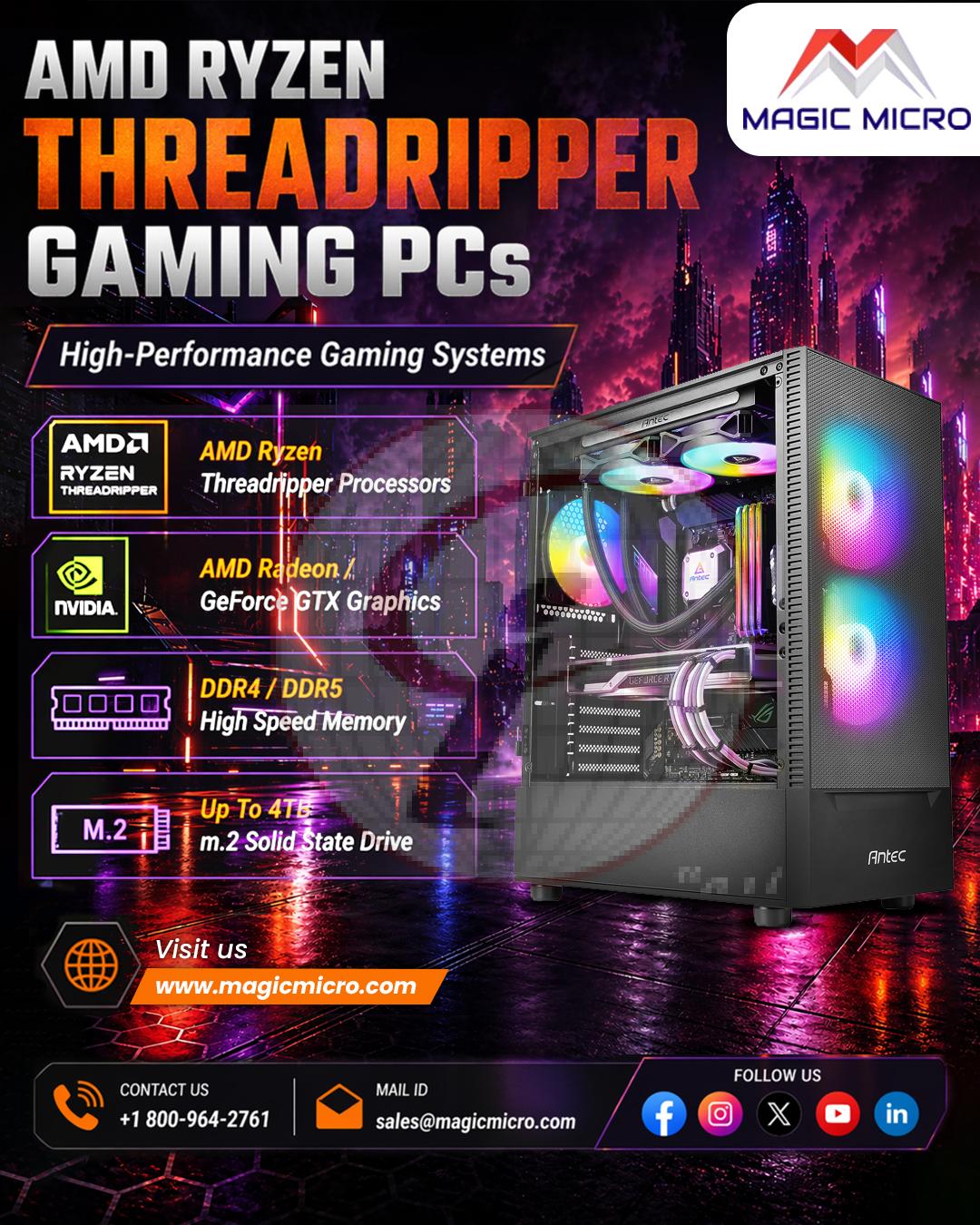 AMD THREADRIPPER GAMING PCs