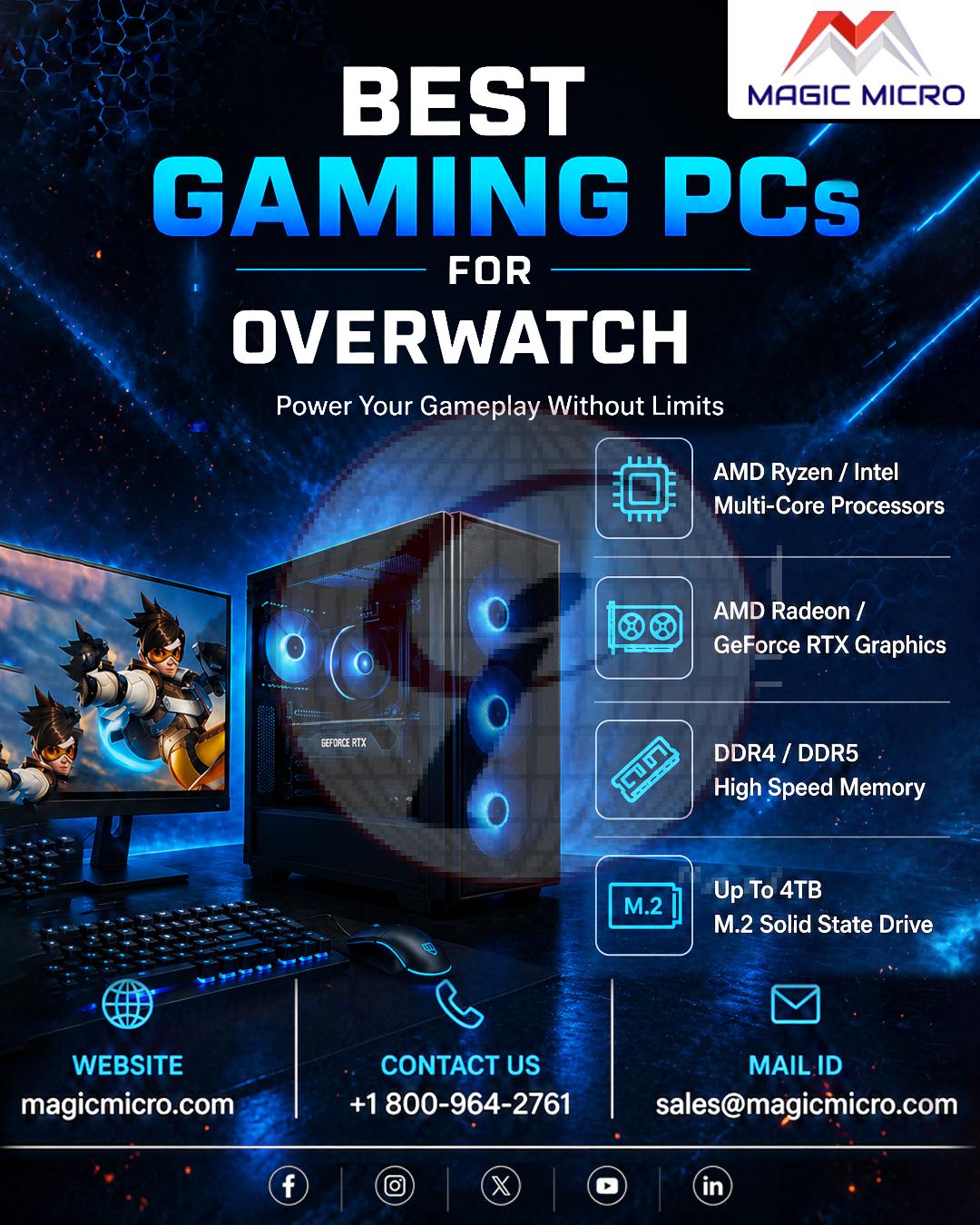 Best Gaming PCs For Overwatch