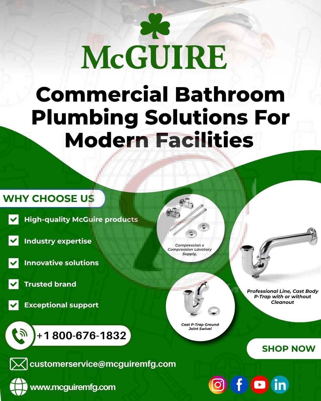 Commercial Bathroom Plumbing Solutions For Modern Facilities