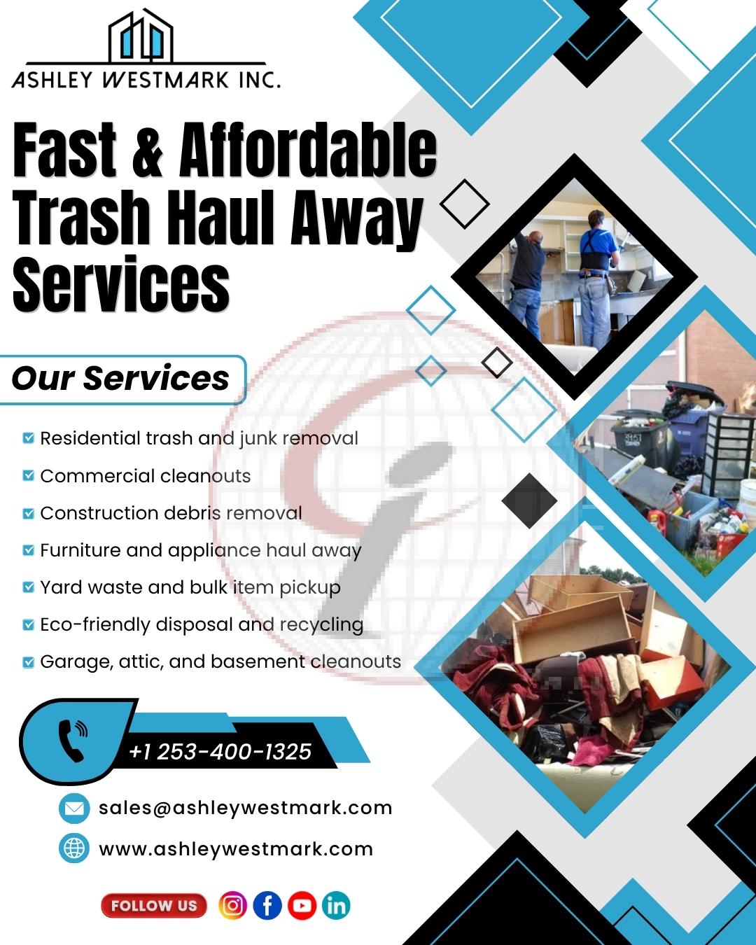 Fast & Affordable Trash Haut Away Service