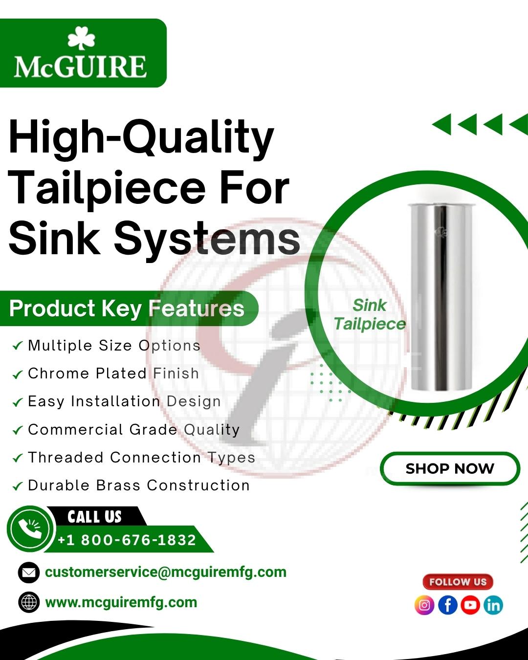 High-Quality Tailpece For Sink System