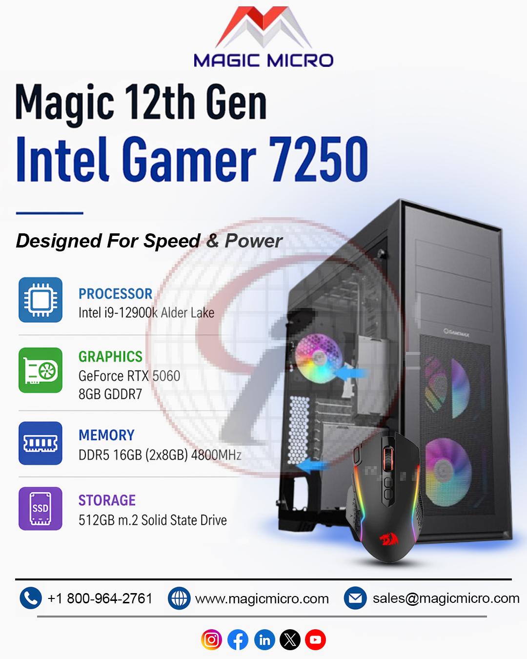 Magic 12th Gen Intel Gamer 7250
