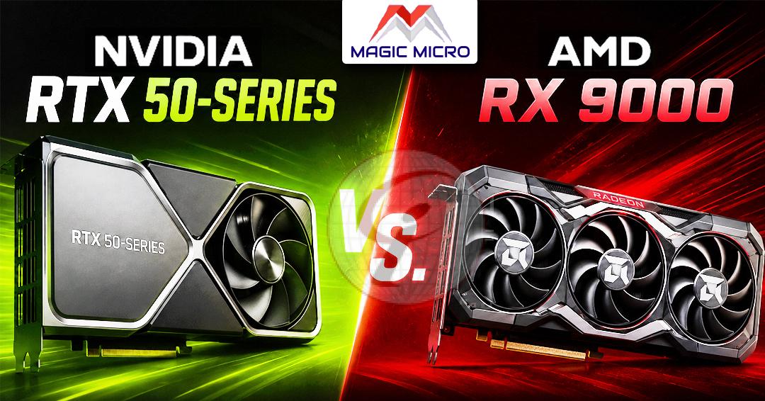 NVIDIA RTX 50-Series Vs AMD RX 9000