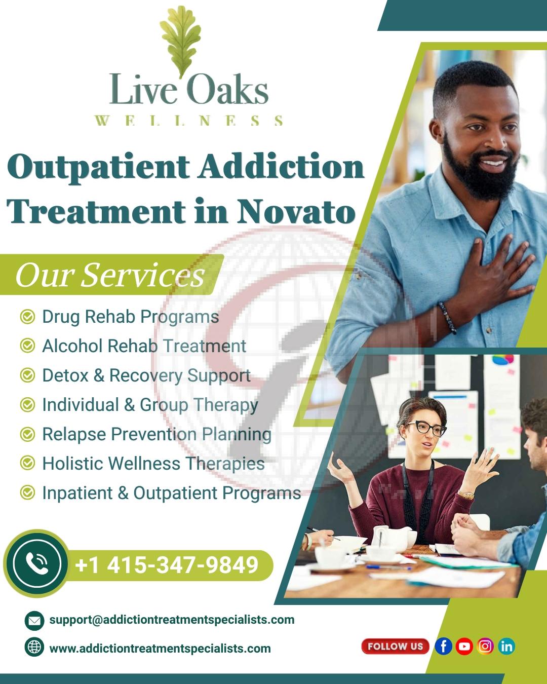 Outpatient Addiction Treatment In Navato