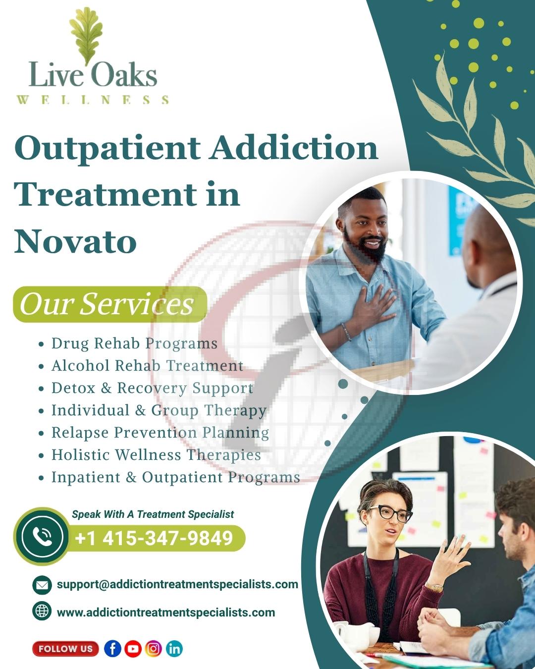 Outpatient Addiction Treatment in Novato