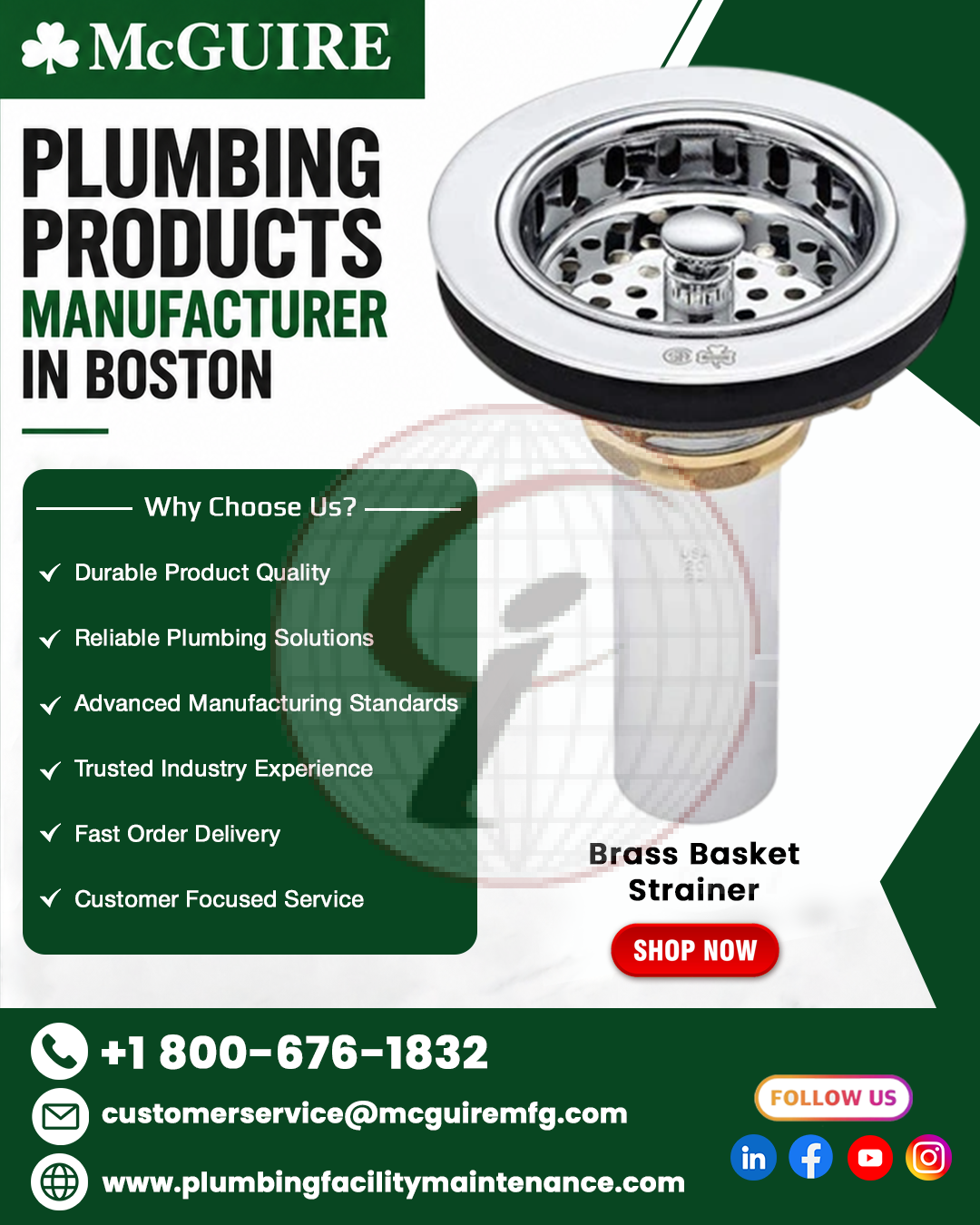 Plumbing Products Manufacturer In Boston