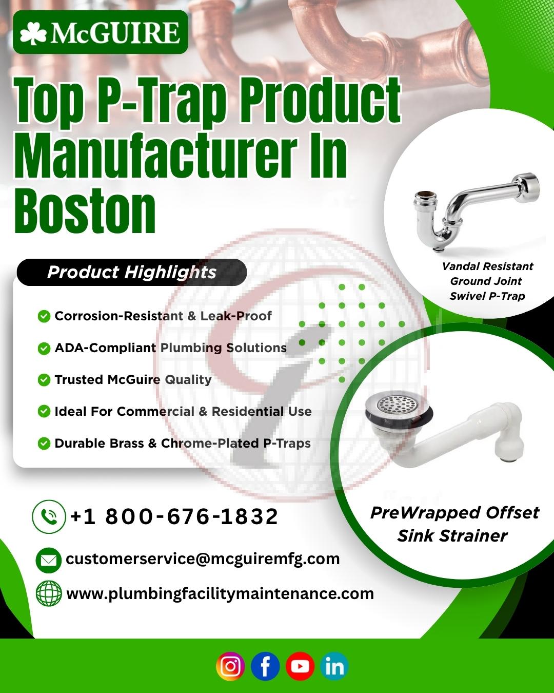 Top P-Trap Product Manufacture In Boston