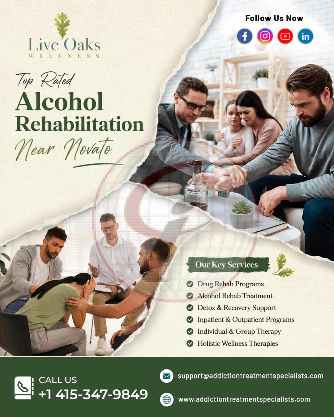 Top Rated Alcohol Rehabilitation Near Novato