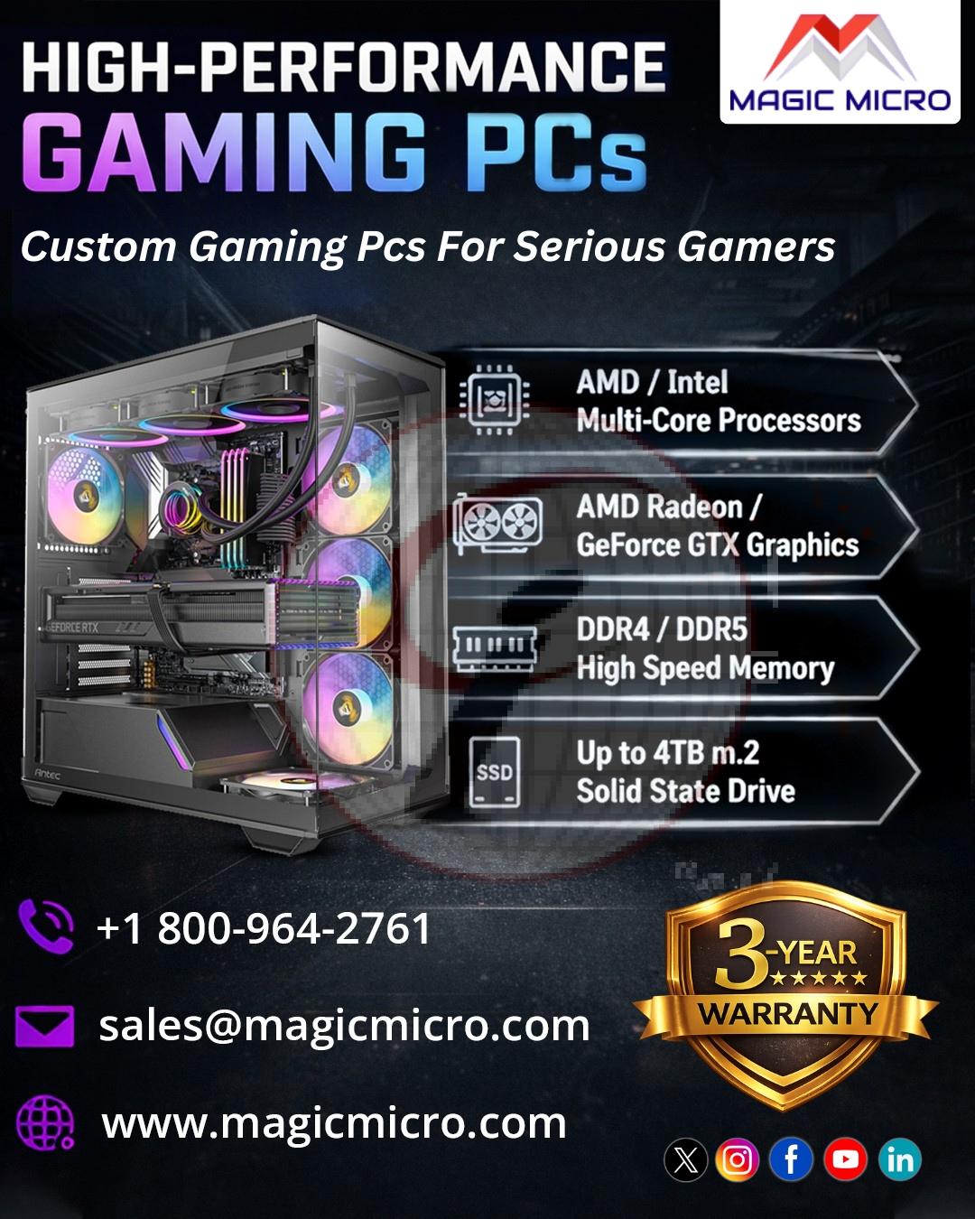 high – performance gaming pcs