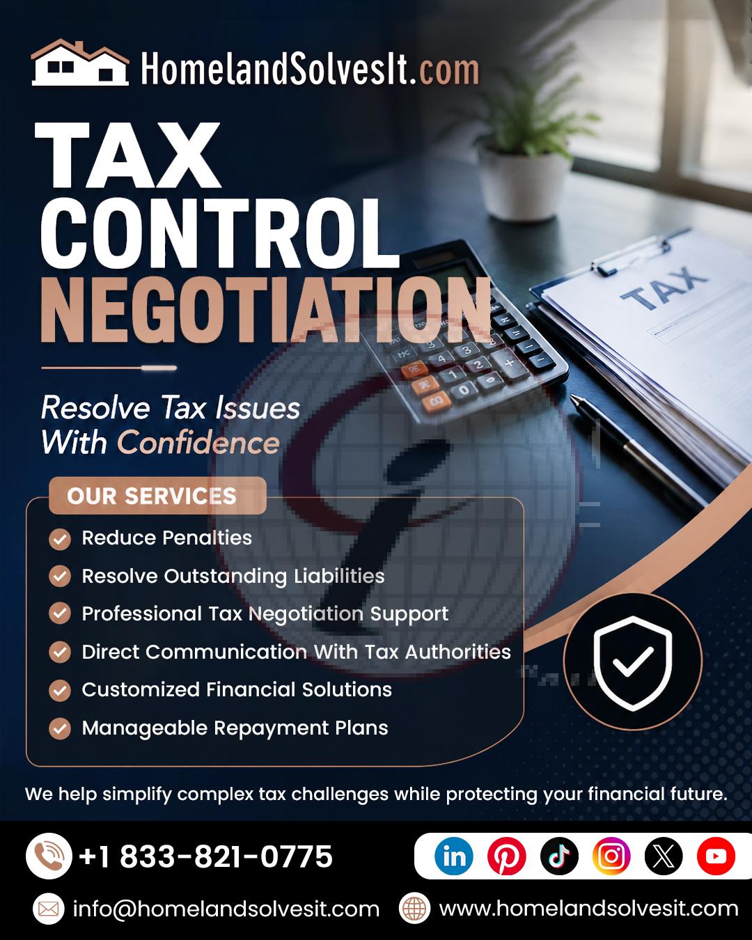 Tax Control Negotiation