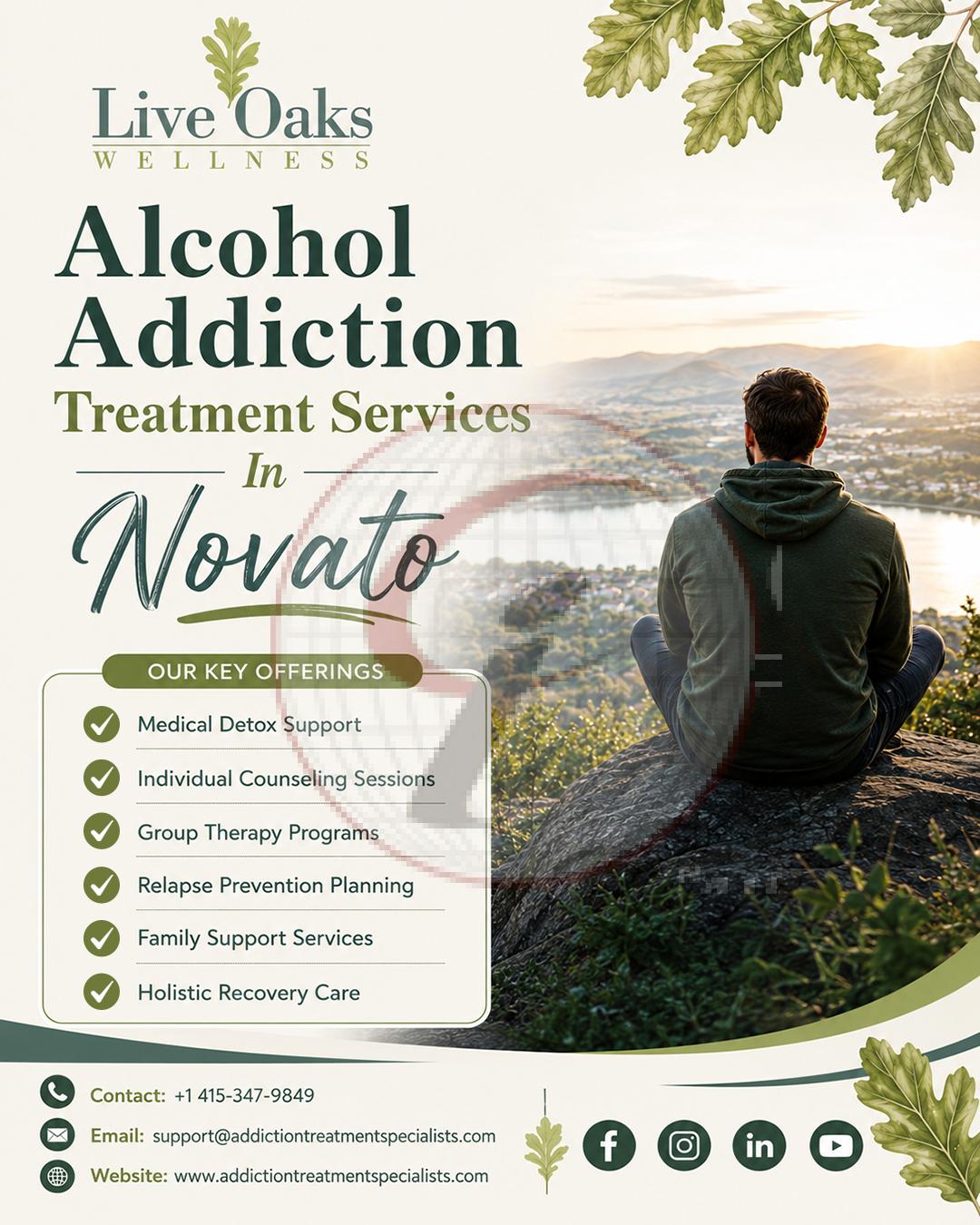 Alcohol Addiction Treatment Services in Novato