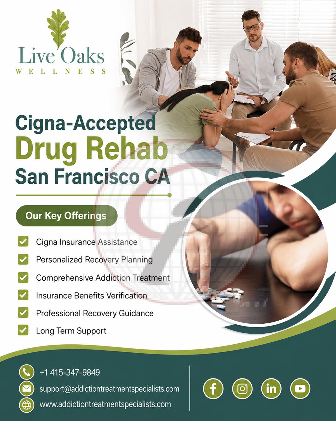 Cigna-Accepted Drug Rehab San Francisco CA