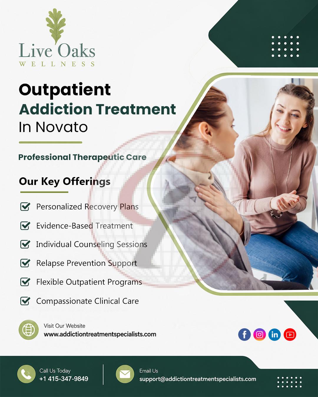 Outpatient Addiction Treatment in Novato