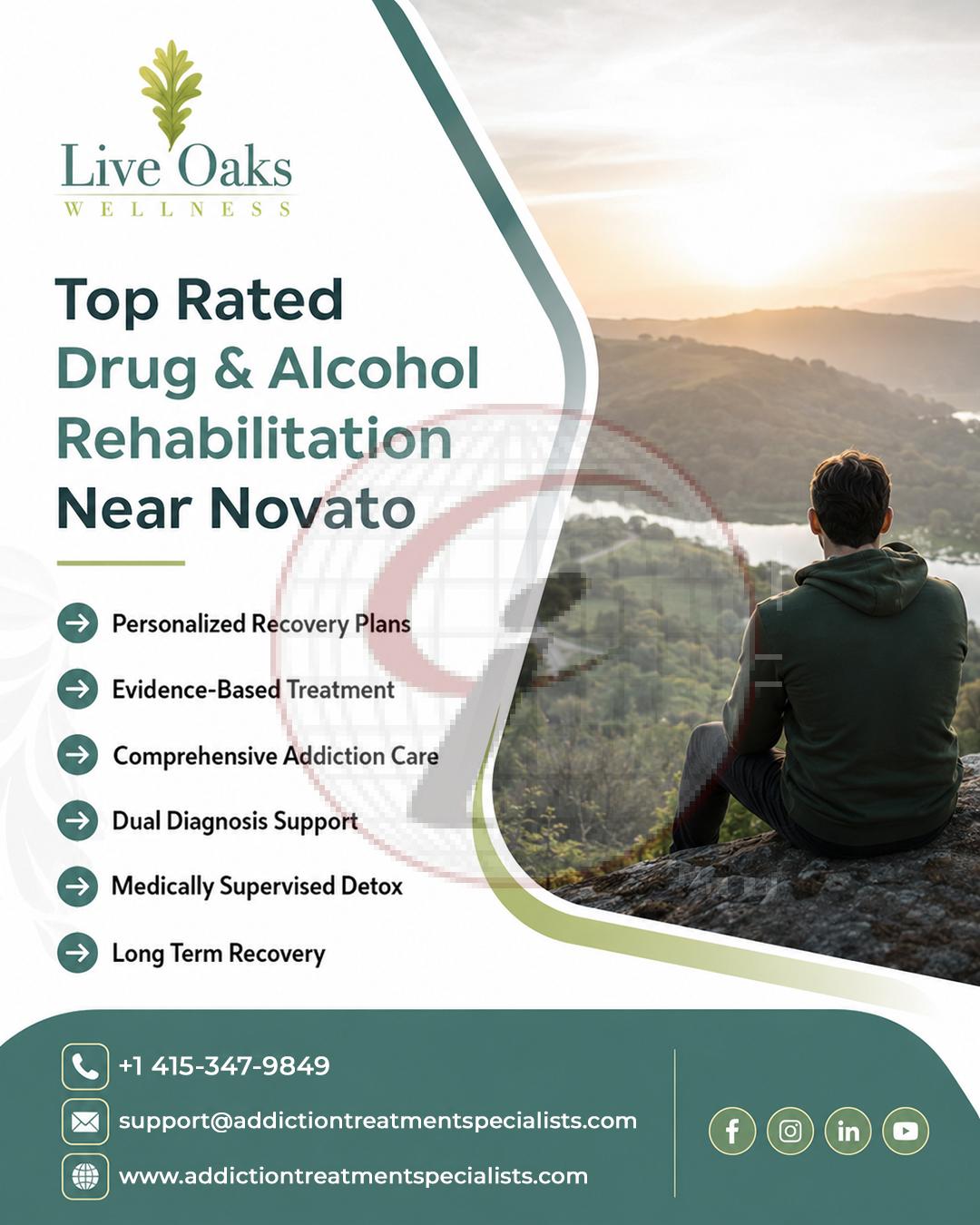 Top Rated Drug & Alcohol Rehabilitation Near Novato