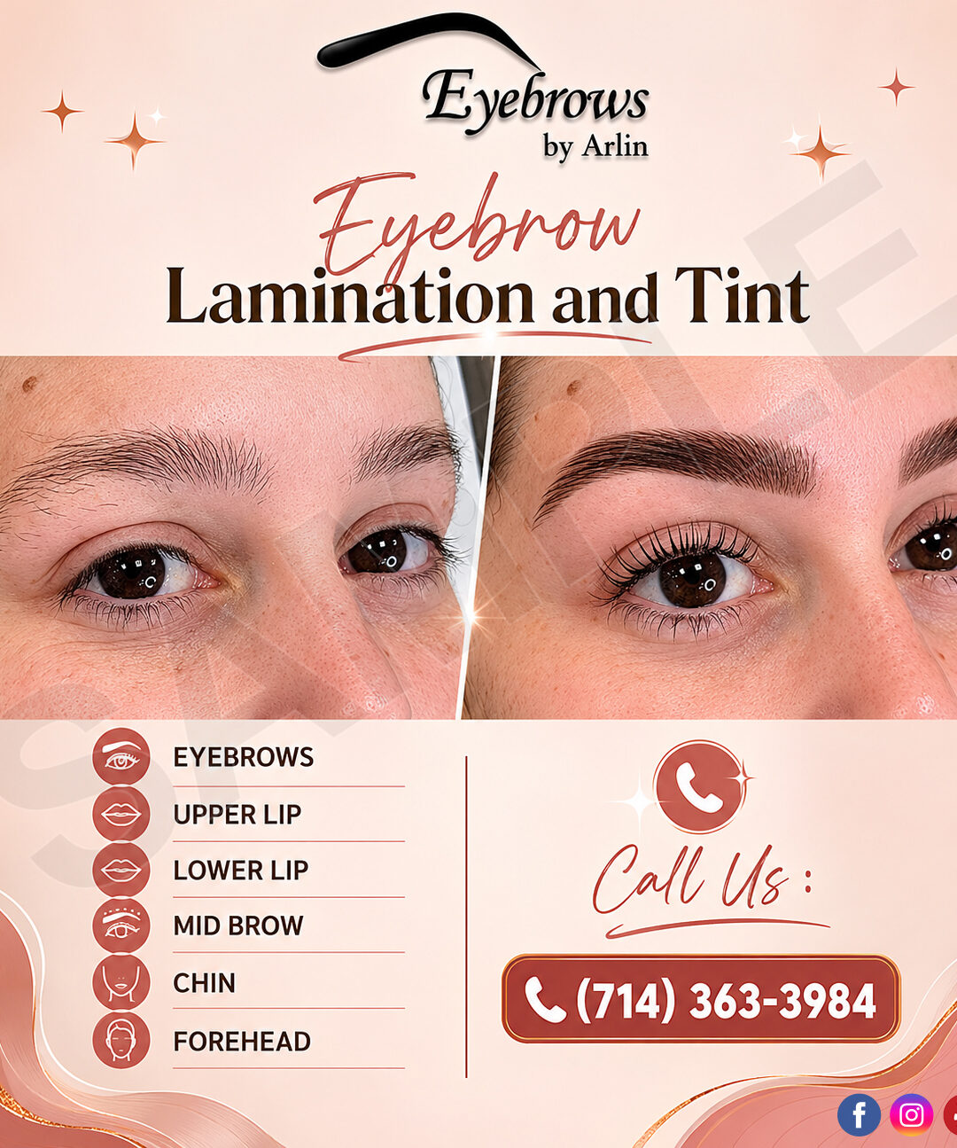 Eyebrow Lamination & Tint