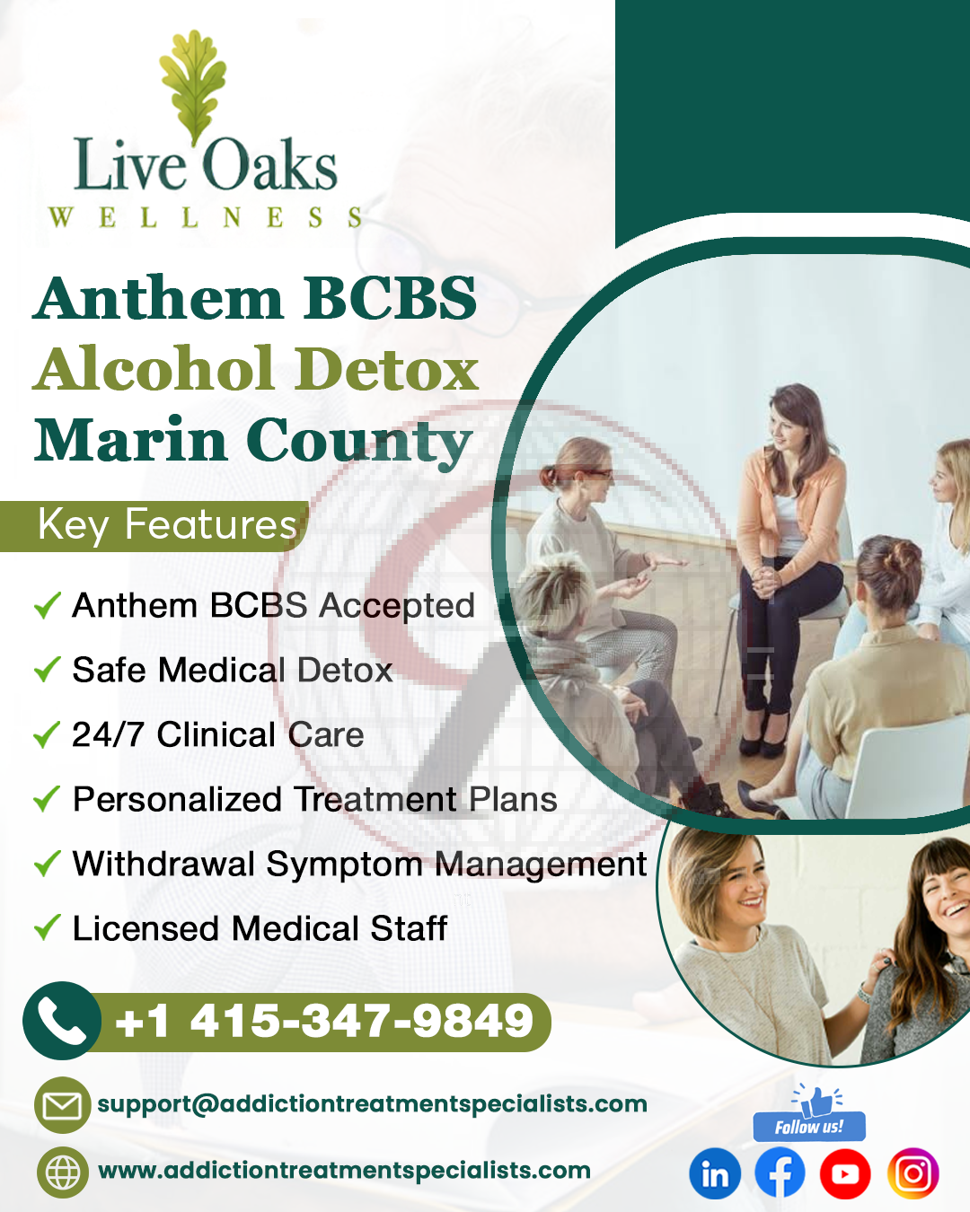Anthem BCBS Alcohol Detox Marin County