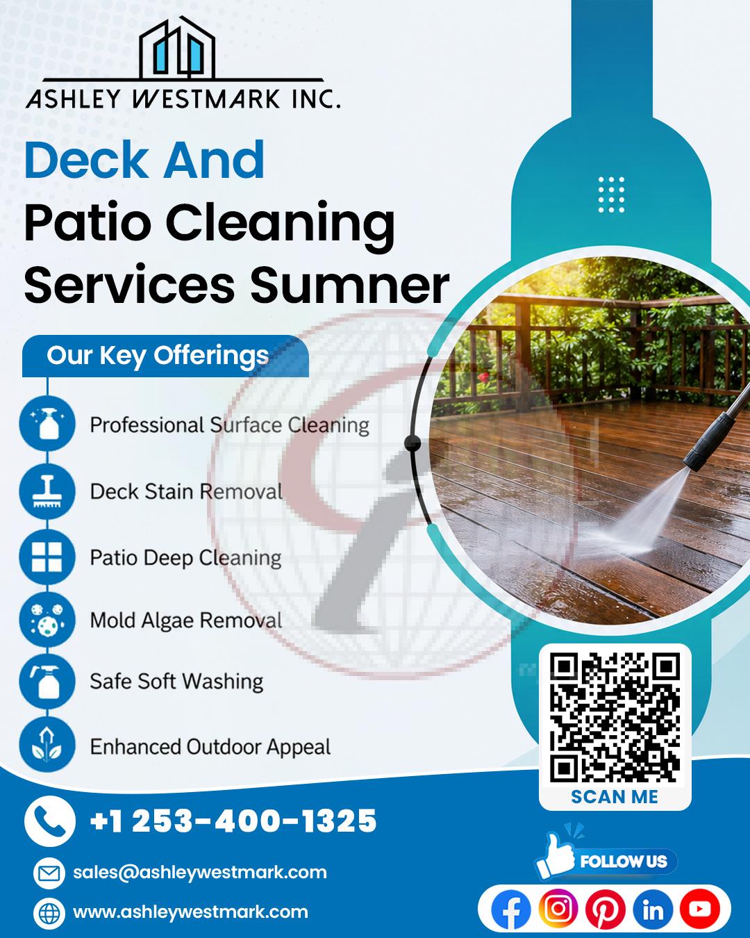 Deck and Patio Cleaning Services Sumner