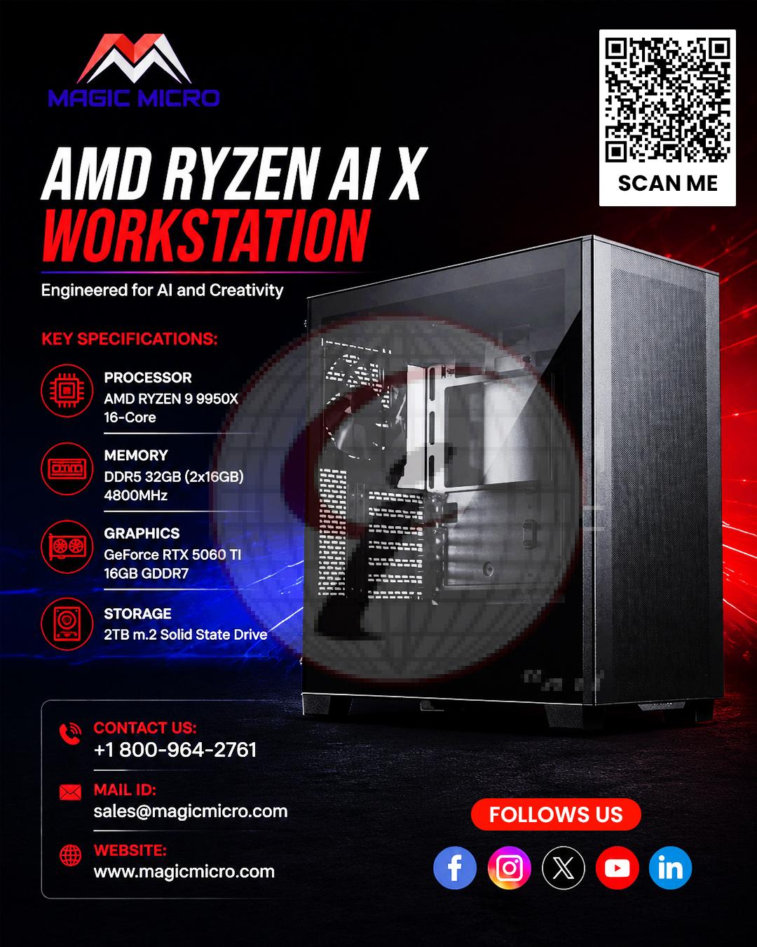 AMD RYZEN AI X Workstation