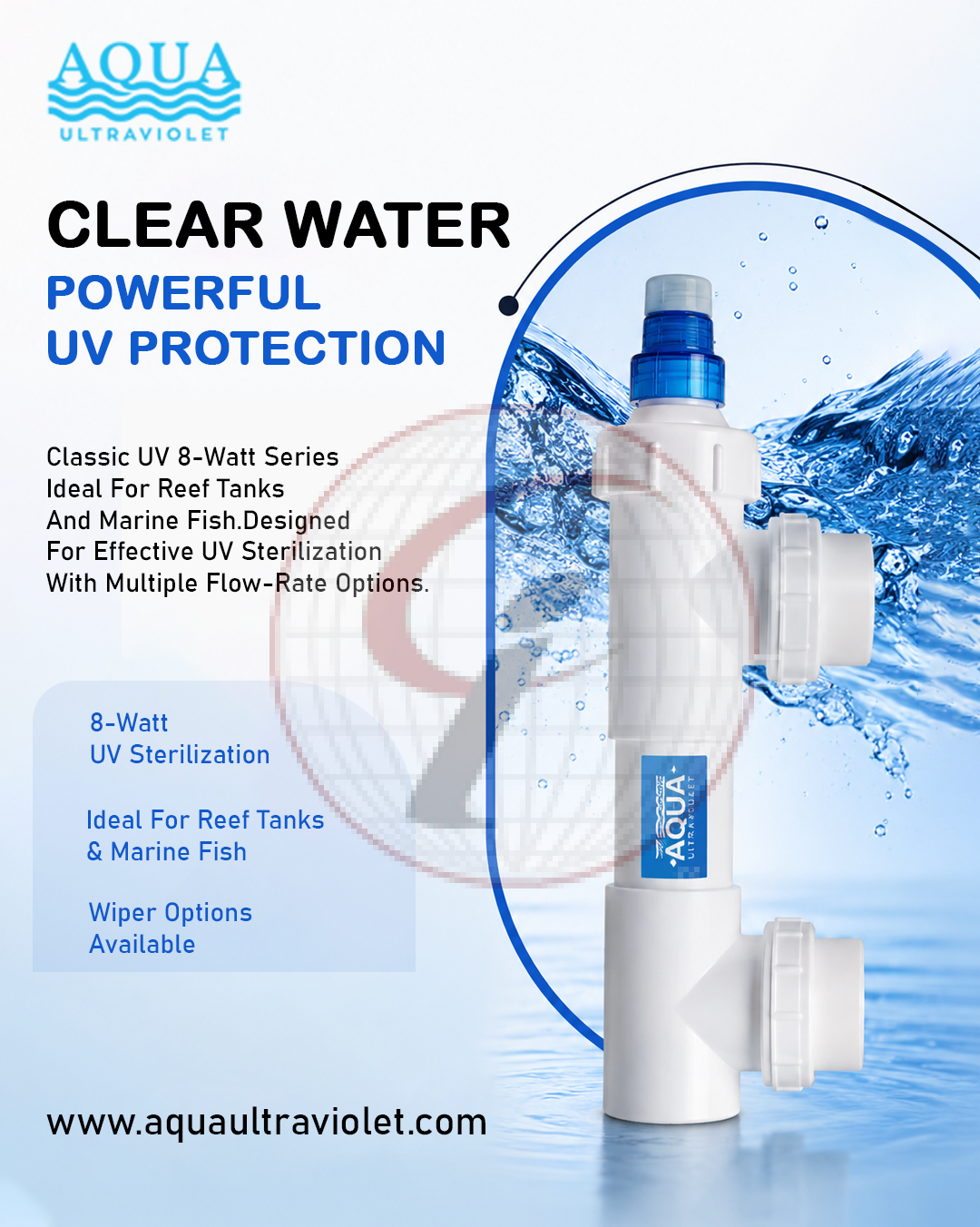 Clear Water Powerful UV Protection