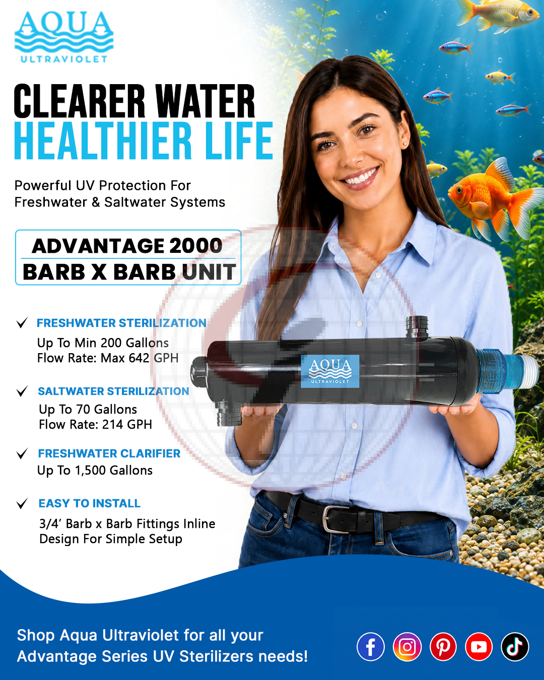 Clearer water healthier life
