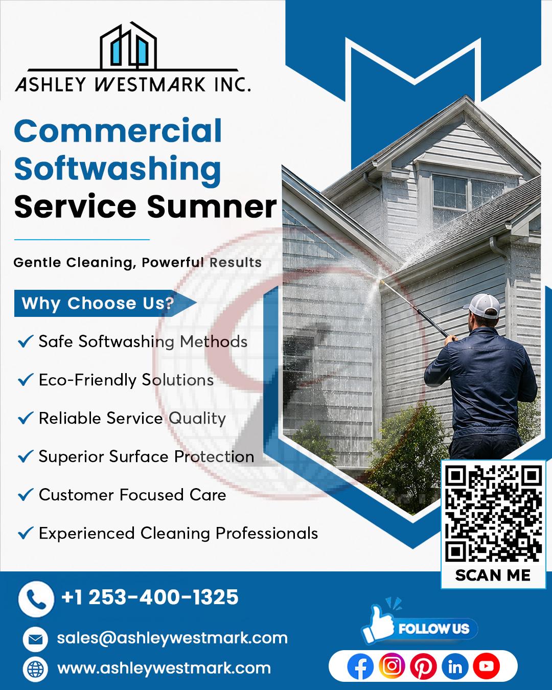 Commercial Softwashing Service Sumner