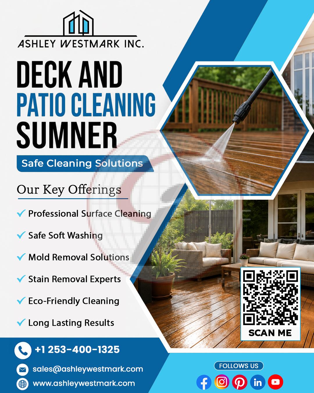 Deck and Patio Cleaning Sumner