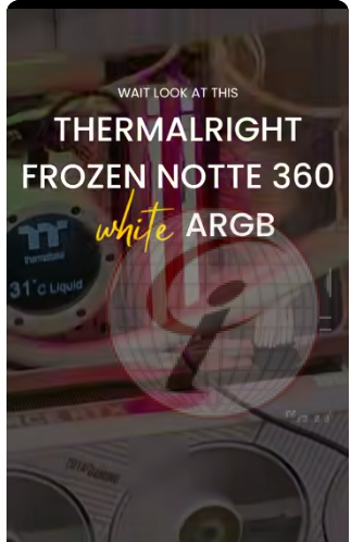 Unboxing and Installation of Thermalright Frozen Notte 360 White ARGB  | MagicMicro