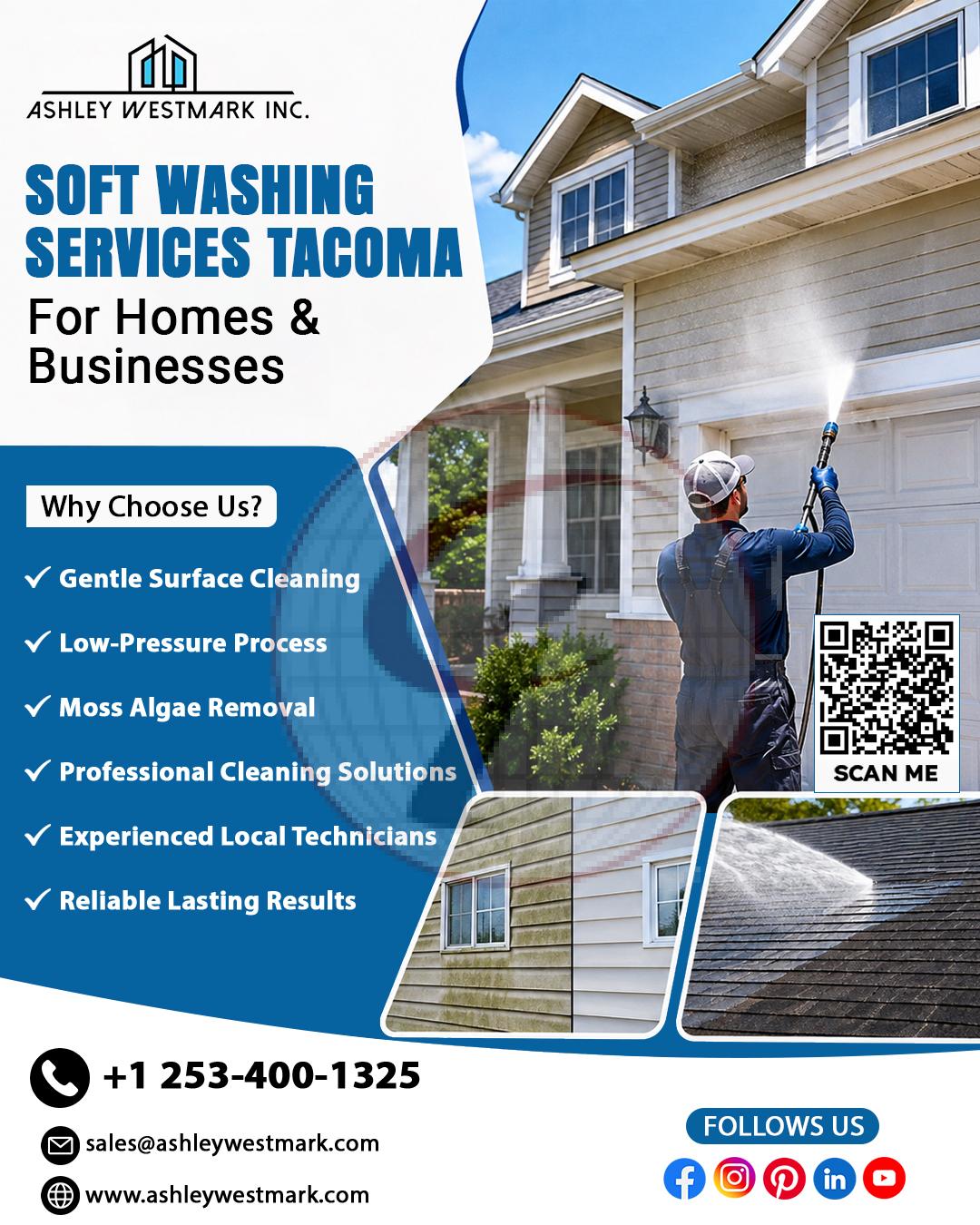 Soft Washing Services Tacoma for Homes & Businesses