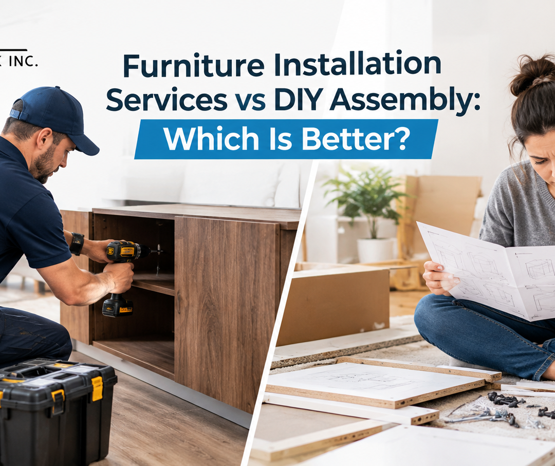 Furnitue Insrallation Services vs Diy Assembly