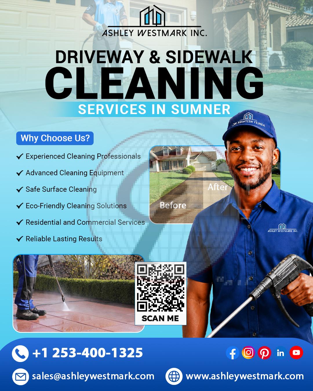 Driveway & Sidewalk Cleaning Services In Sumner