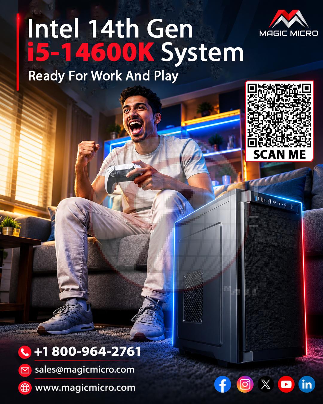 Intel 14th Gen Core i5-14600K System