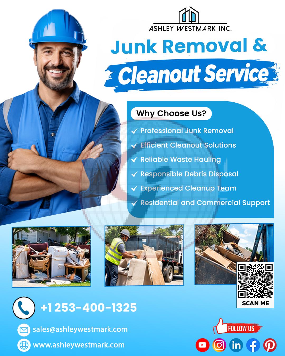 Junk Removal & Cleanout Service in WA  Ashley Westmark