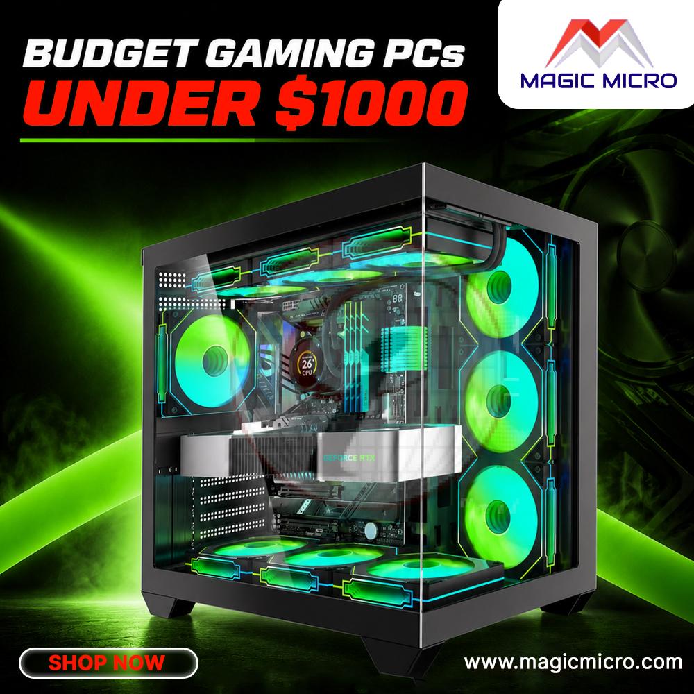 Budget Gaming PCs Under $1000