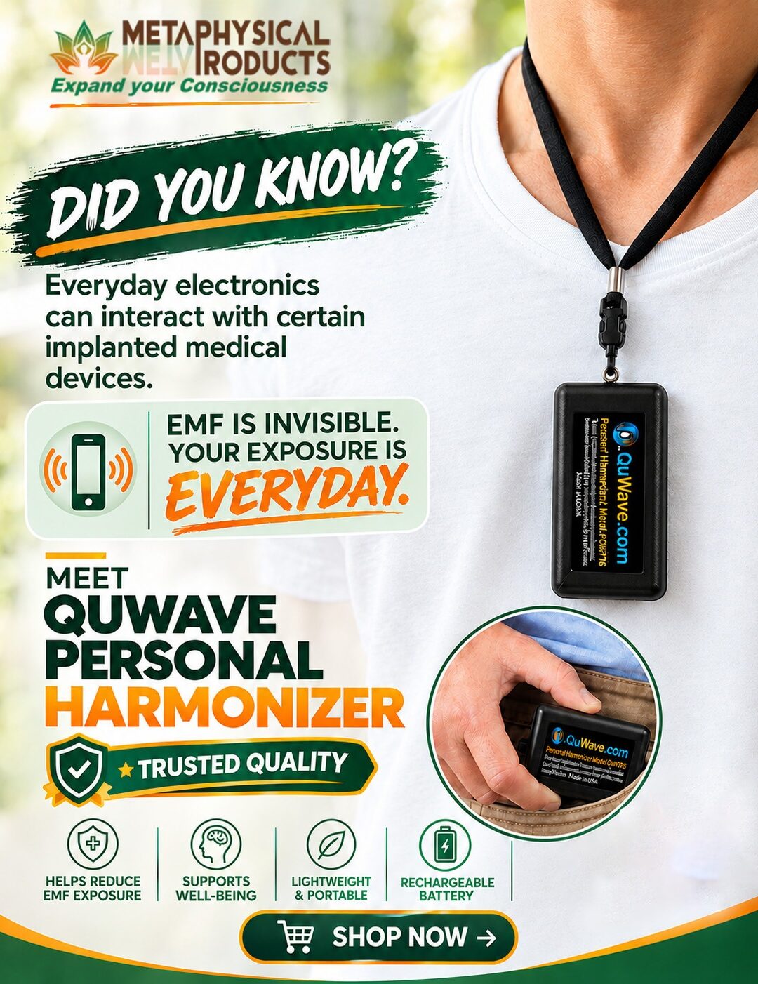 QuWave EMF Protection Wellness Flyer